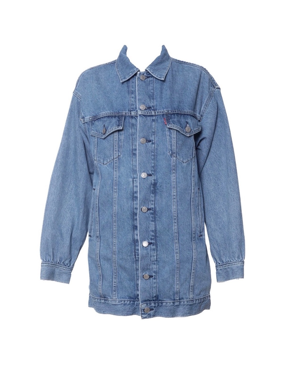 GANNI Levi's Medium Blue Denim Trucker Jacket